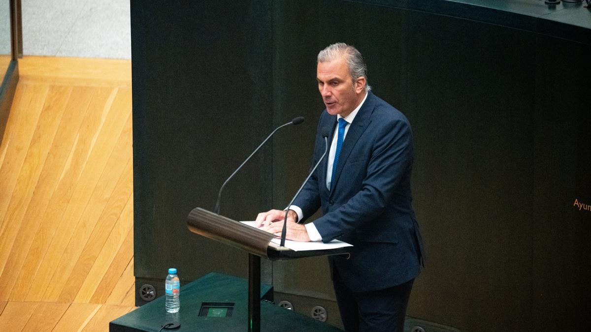 El portavoz de VOX en el Ayuntamiento de Madrid, Javier Ortega Smith.