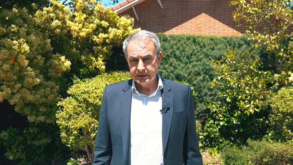 Rodríguez Zapatero, en un vídeo tras su imputación.