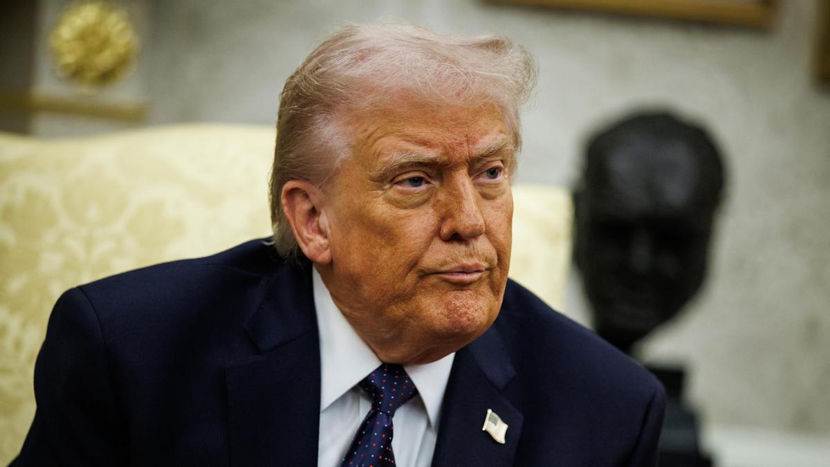 El presidente estadounidense Donald Trump en el Despacho Oval de la Casa Blanca, en Washington DC, Estados Unidos, el 3 de marzo de 2026.