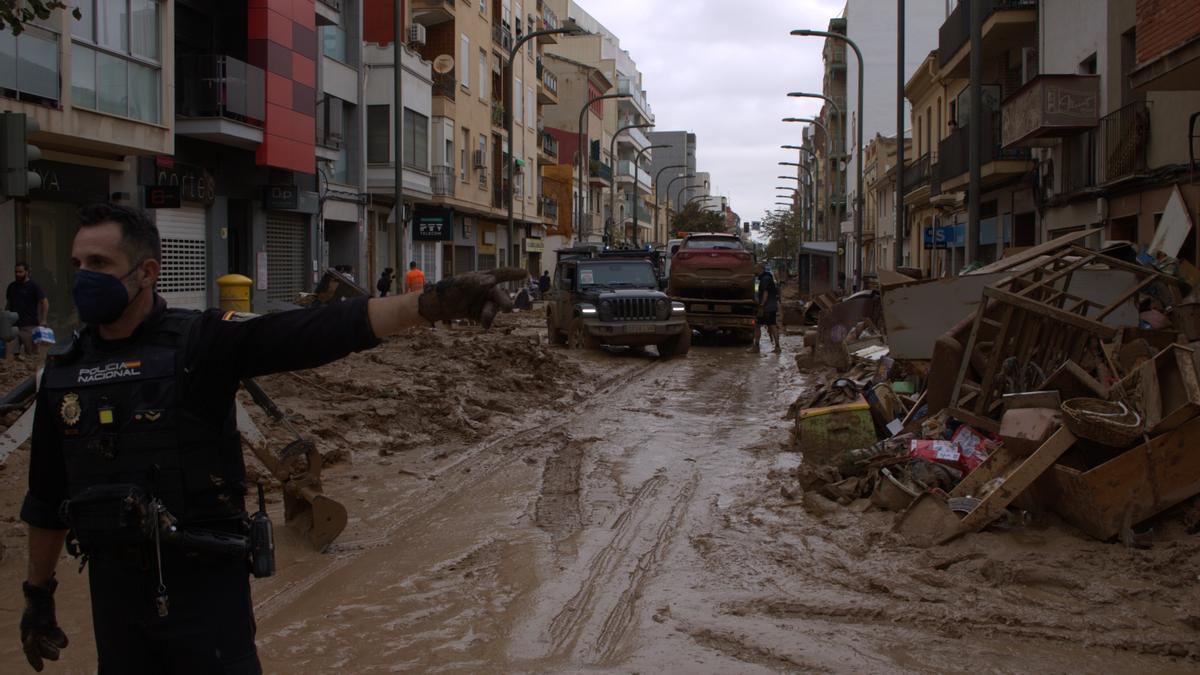 València durante la dana.