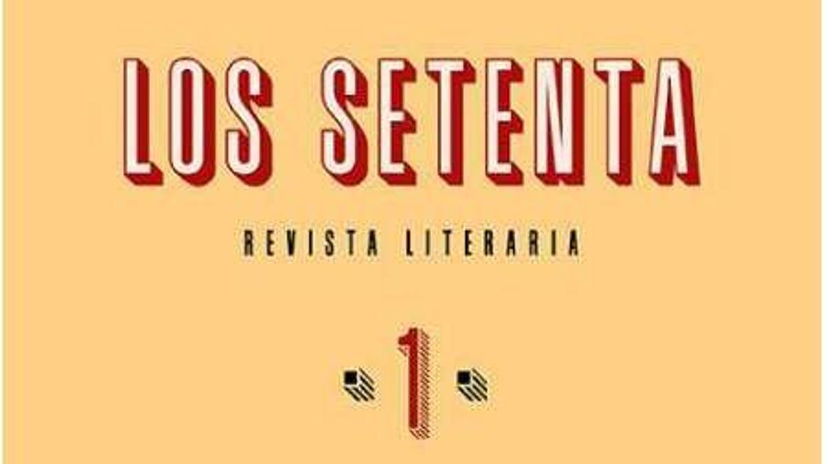 Portada del número 1 de la revista literaria 'Los setenta'.
