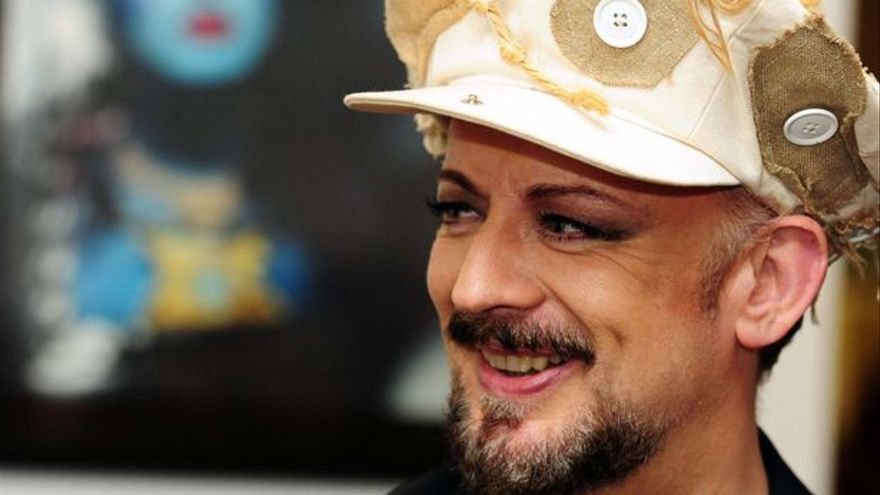 El cantante y artista británico Boy George.