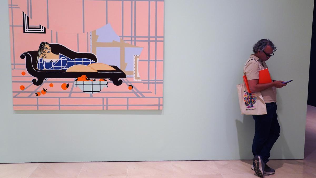 Presentación de la exposición 'Farah Atassi. Genius Loci' (Málaga)