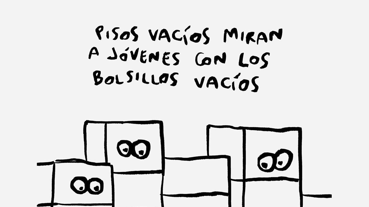 Jóvenes sin casa, casas sin gente