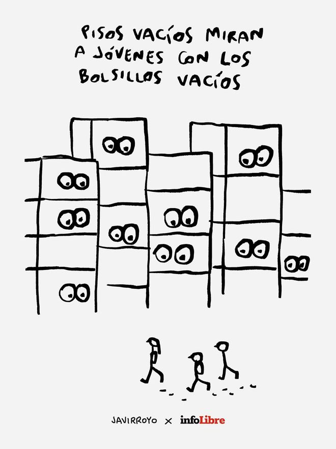 Jóvenes sin casa, casas sin gente
