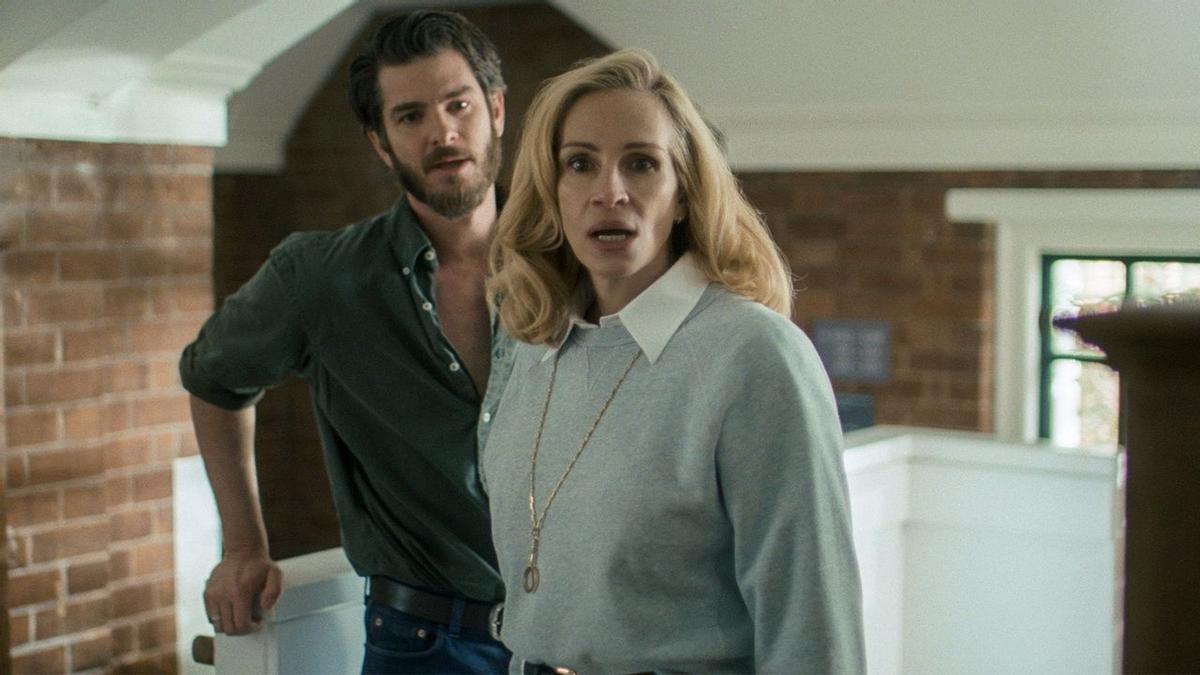 Andrew Garfield y Julia Roberts en 'Caza de brujas'