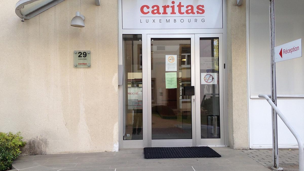 Oficina de Caritas en Luxemburgo.
