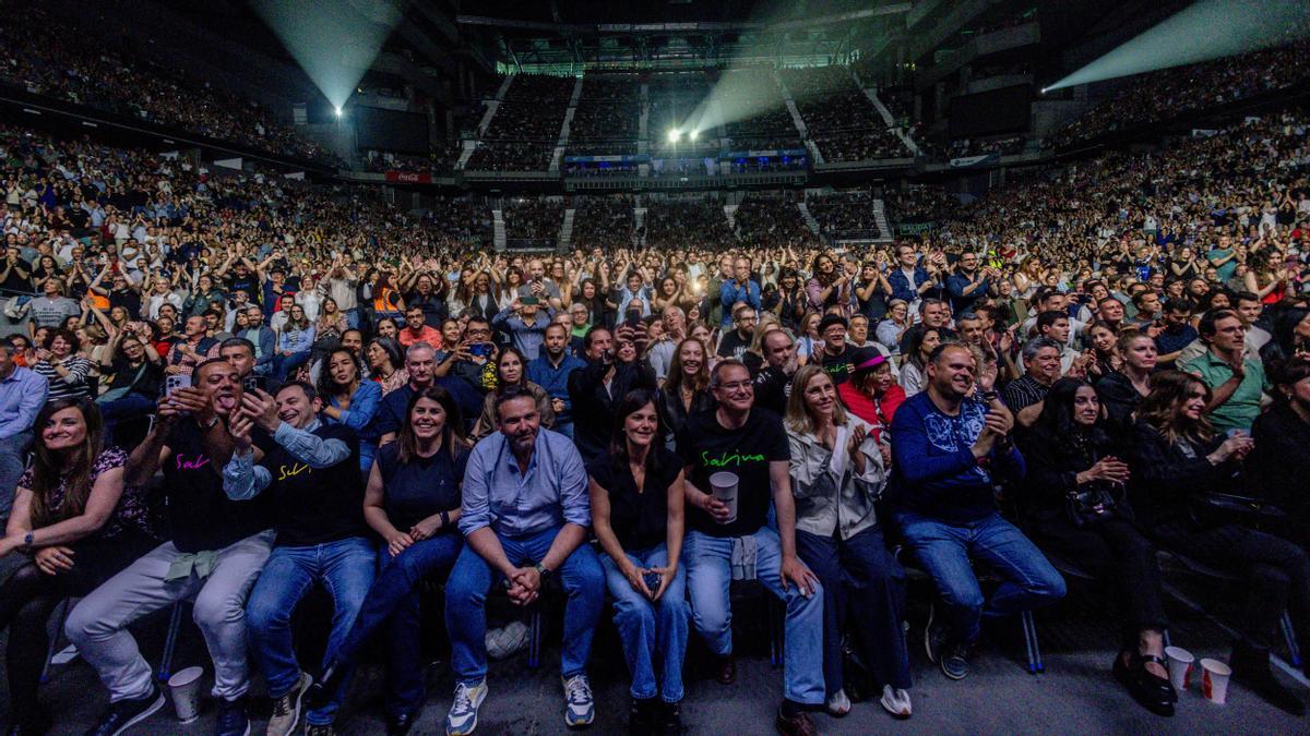 Público en un concierto en el Movistar Arena en 2025