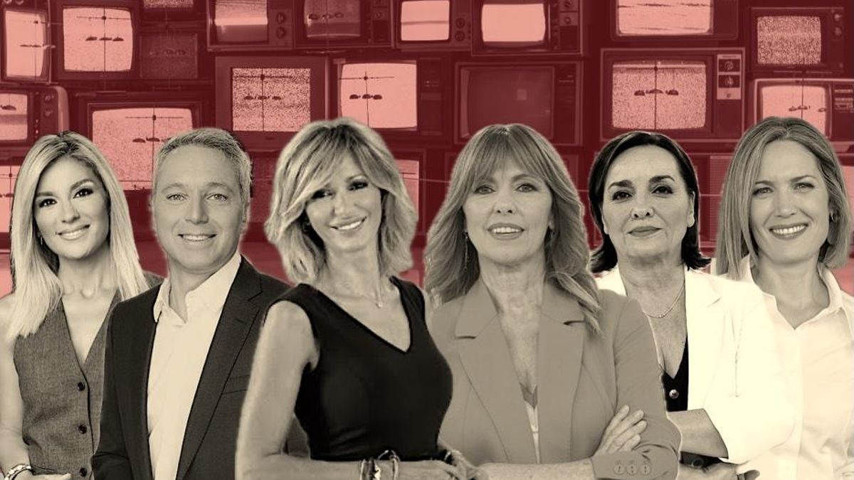 Sandra Golpe, Vicente Vallés, Susanna Griso, Alejandra Herranz, Pepa Bueno y Silvia Intxaurrondo.