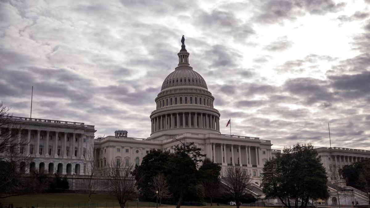 Vista del exterior del Capitolio en Washington DC, Estados Unidos.