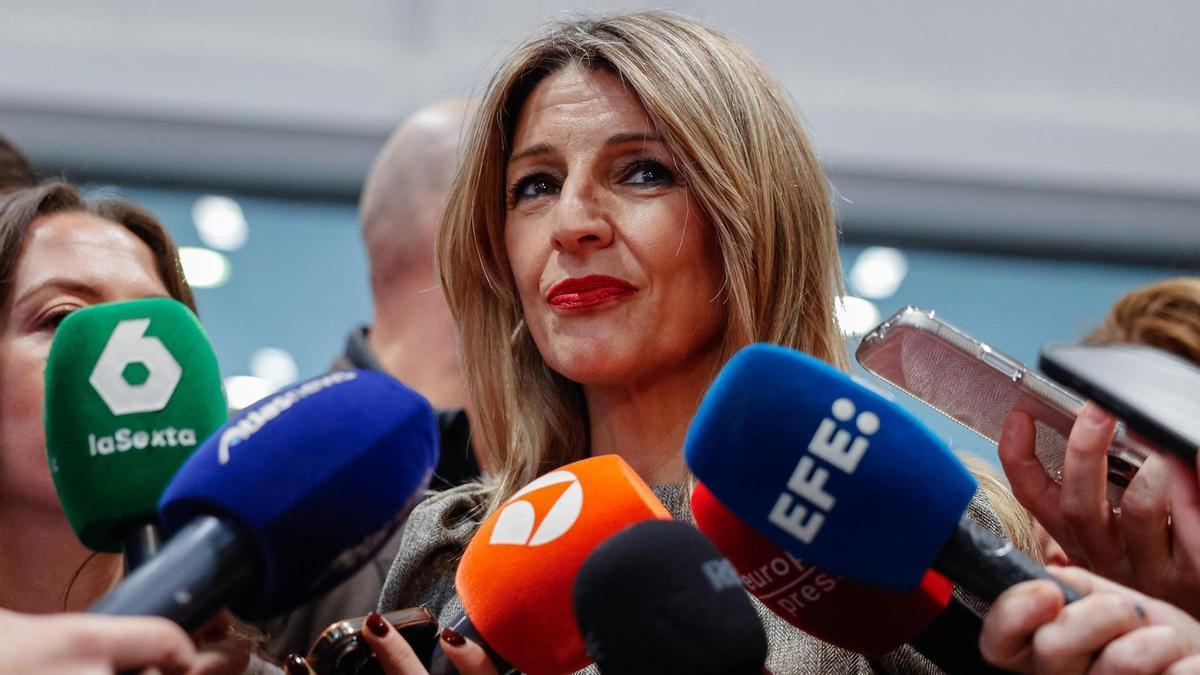 La ministra de Trabajo, Yolanda Díaz.