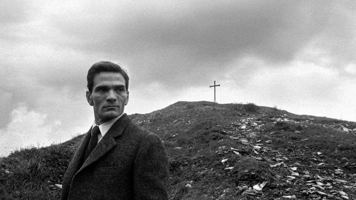 El director de cine italiano, Pier Paolo Pasolini