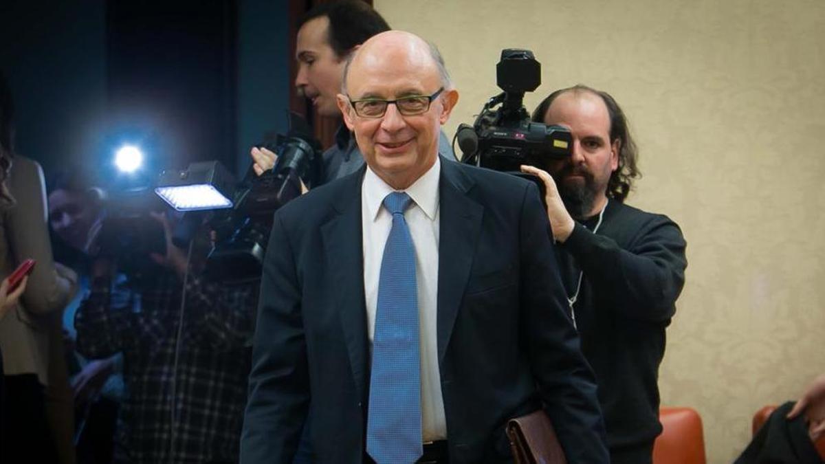 El ministro de Hacienda y Función Pública, Cristóbal Montoro.