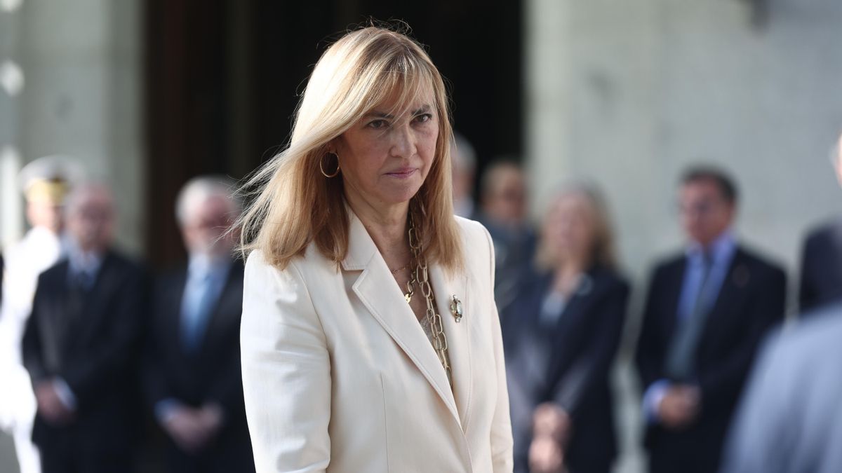 La presidenta del Tribunal Supremo, Isabel Perelló, durante el acto por el aniversario de la proclamación del rey, el pasado junio.