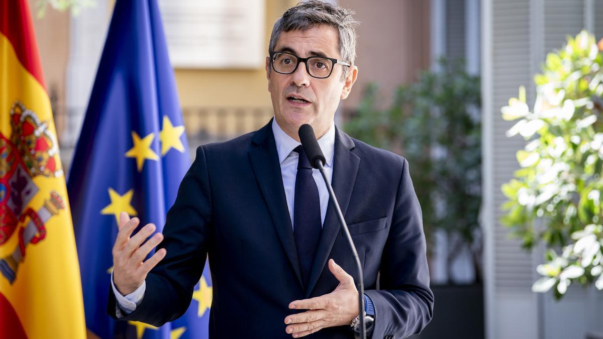 Bolaños defiende la actuación del PSOE en el 'caso Cerdán' y asegura que la trama no afectaba al partido