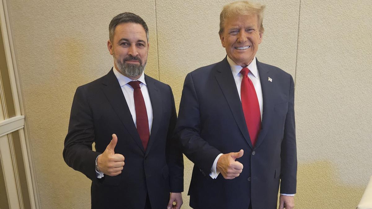 Abascal se queda solo con Trump frente a una extrema derecha europea que marca distancias