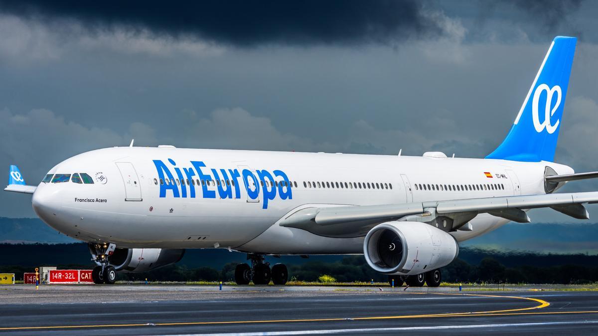 Imagen de un Airbus 330 de Air Europa.