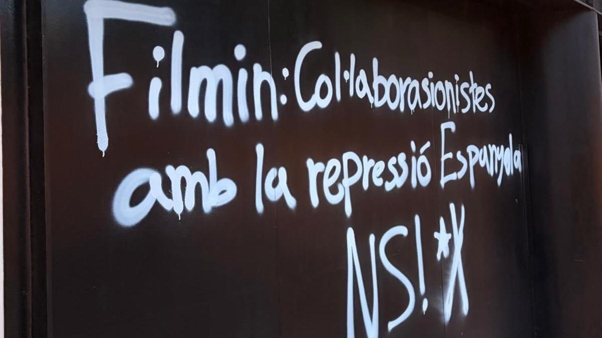 Pintada en las oficinas de Filmin en Barcelona.