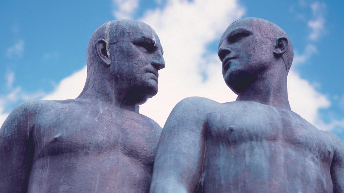 Escultura de Gustav Vigeland en un parque de Oslo (Noruega).