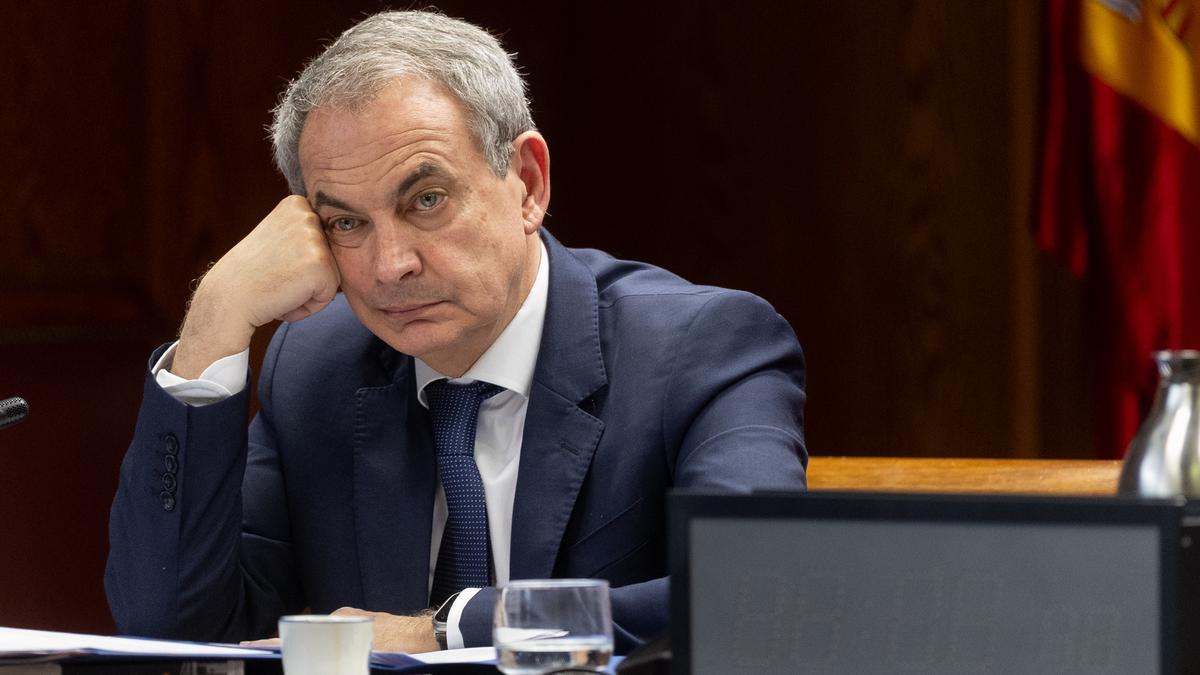 El expresidente del Gobierno José Luis Rodríguez Zapatero comparece ante la Comisión de Investigación sobre el ‘caso Koldo’, en el Senado.