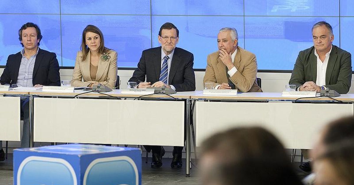 Cinco semanas sin ruedas de prensa en la sede del PP