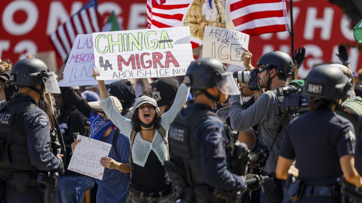 Los Ángeles se resiste a Trump y continúa con las protestas contra su política migratoria