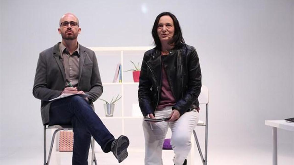 Los responsables de Economía y Análisis Político y Social de Podemos, Nacho Álvarez y Carolina Bescansa.