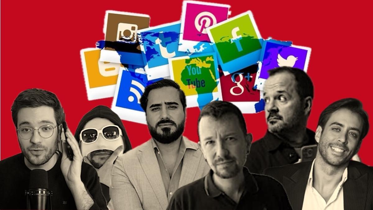 Algunos de los ‘influencers’ y creadores de contenido que destaca el estudio del Instituto Reuters.