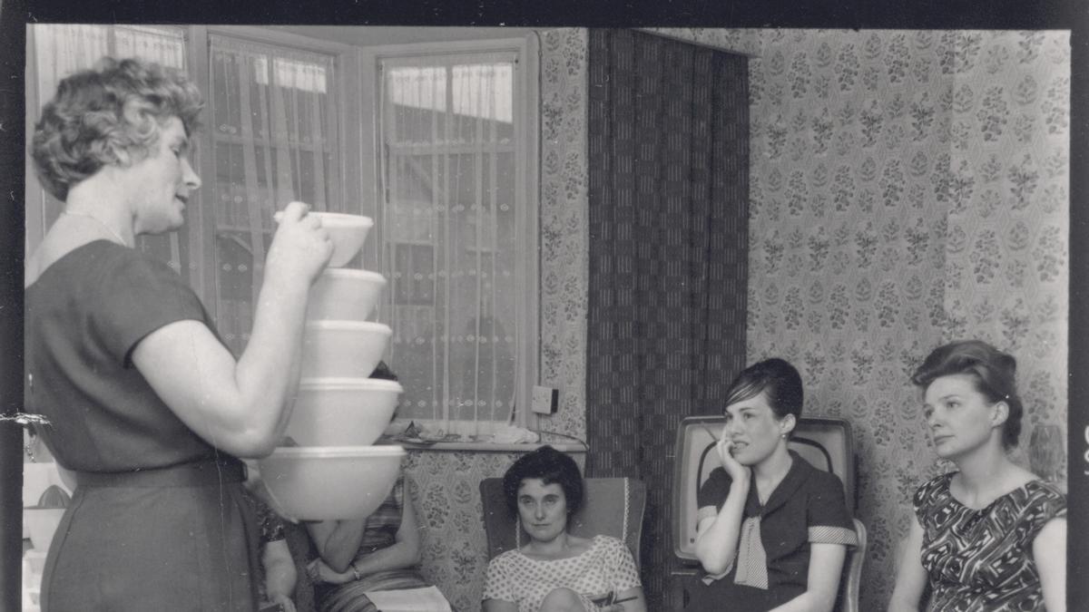 Fiesta Tupperware en 1963.