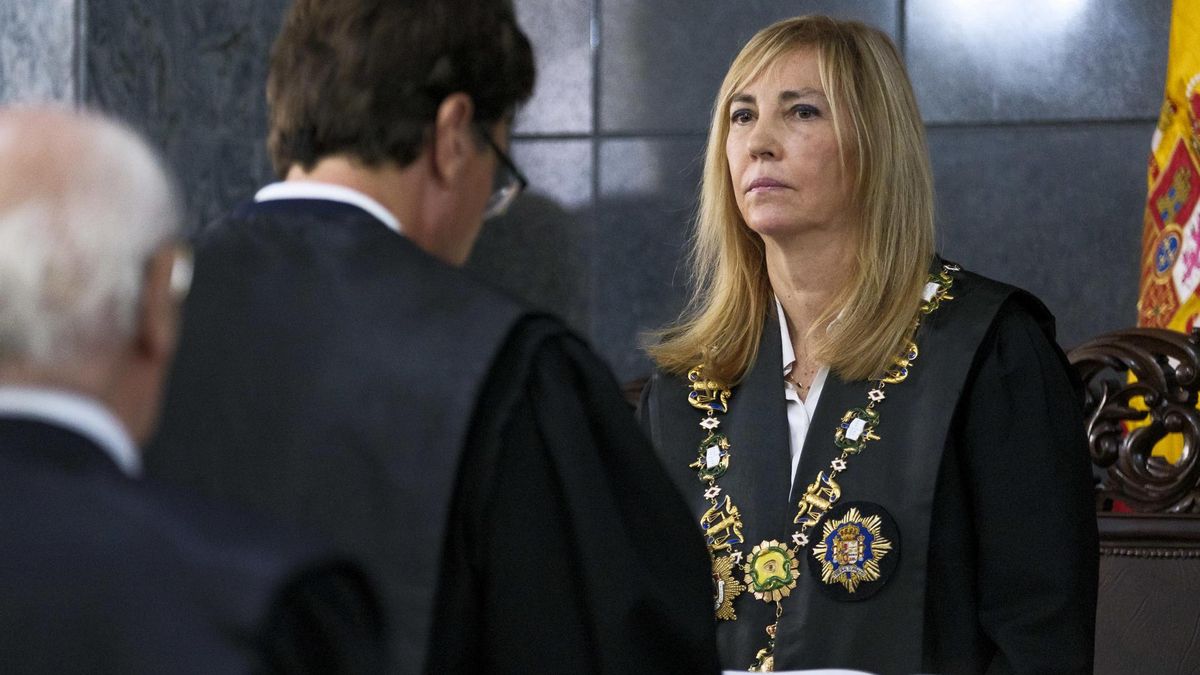 La presidenta del CGPJ y TS asiste a la toma de posesión del presidente del Tribunal Superior de Justicia de Canarias.