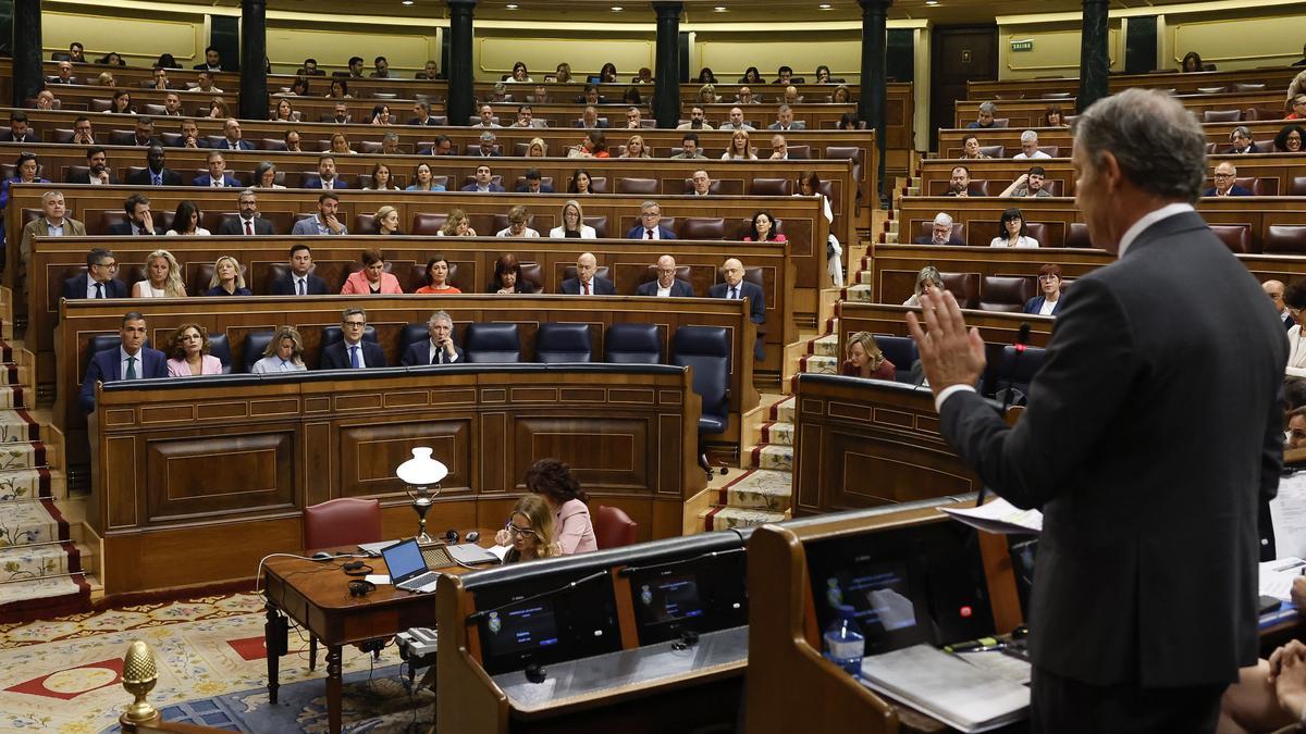 Sesión de control al Gobierno en el Congreso de los Diputados