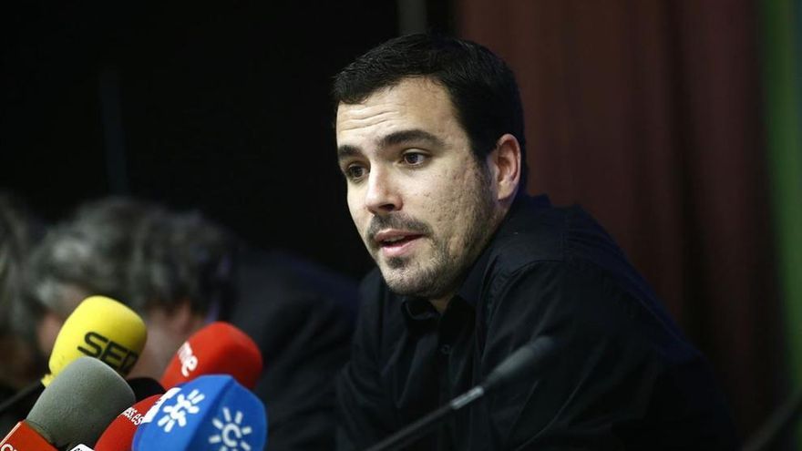 El candidato de IU a la Presidencia del Gobierno, Alberto Garzón.