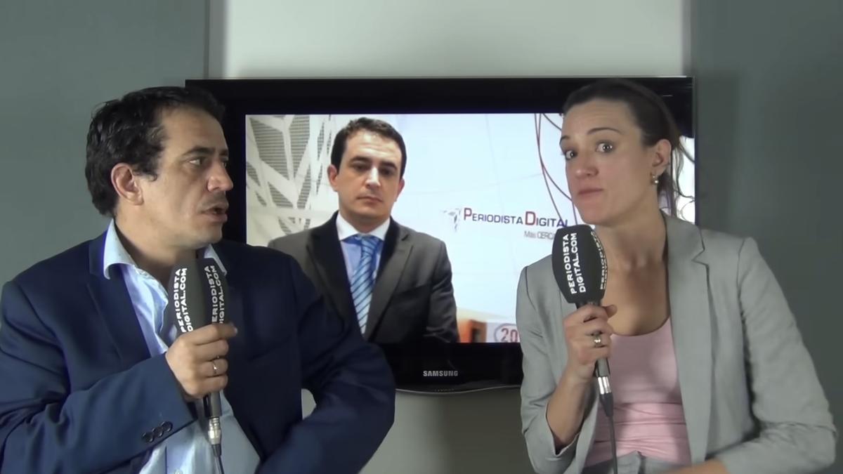 Captura del vídeo de 2017 por el que Simón Pérez y Silvia Charro saltaron a la fama.