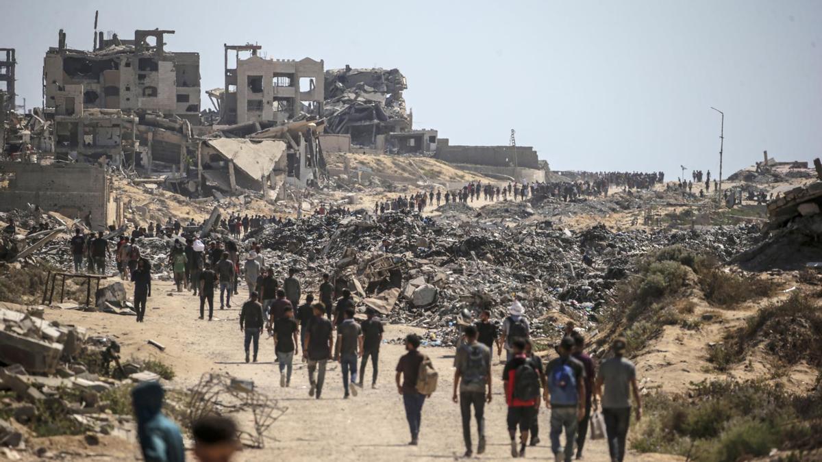 Casi el 90% de Gaza está sometida a órdenes de desplazamiento o control militar de Israel