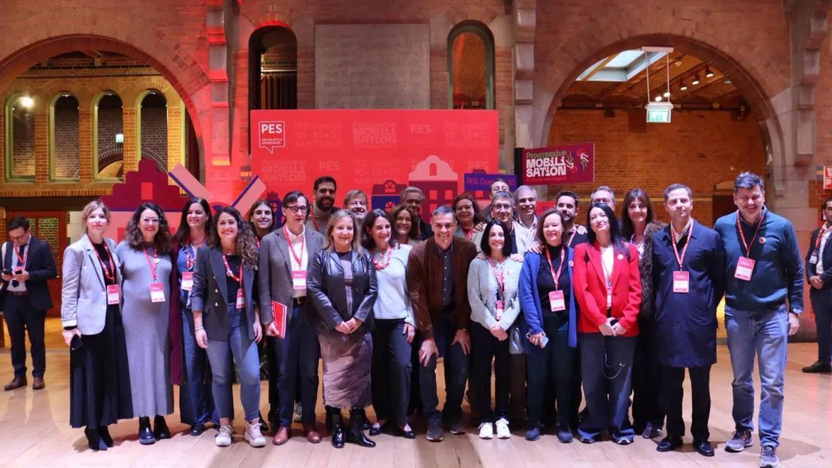 Foto de familia del Partido Socialista Europeo