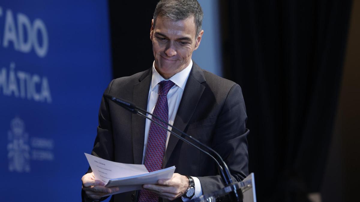 El presidente del Gobierno, Pedro Sánchez, en un acto reciente
