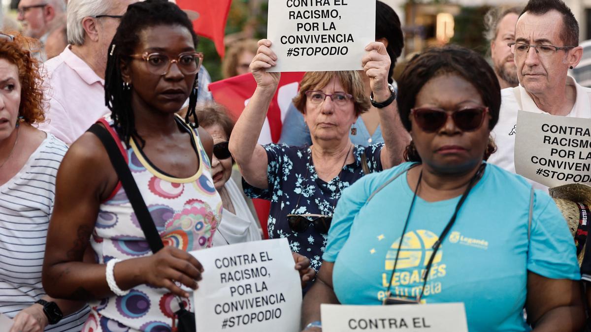 Concentración contra la escalada de odio en Torre Pacheco