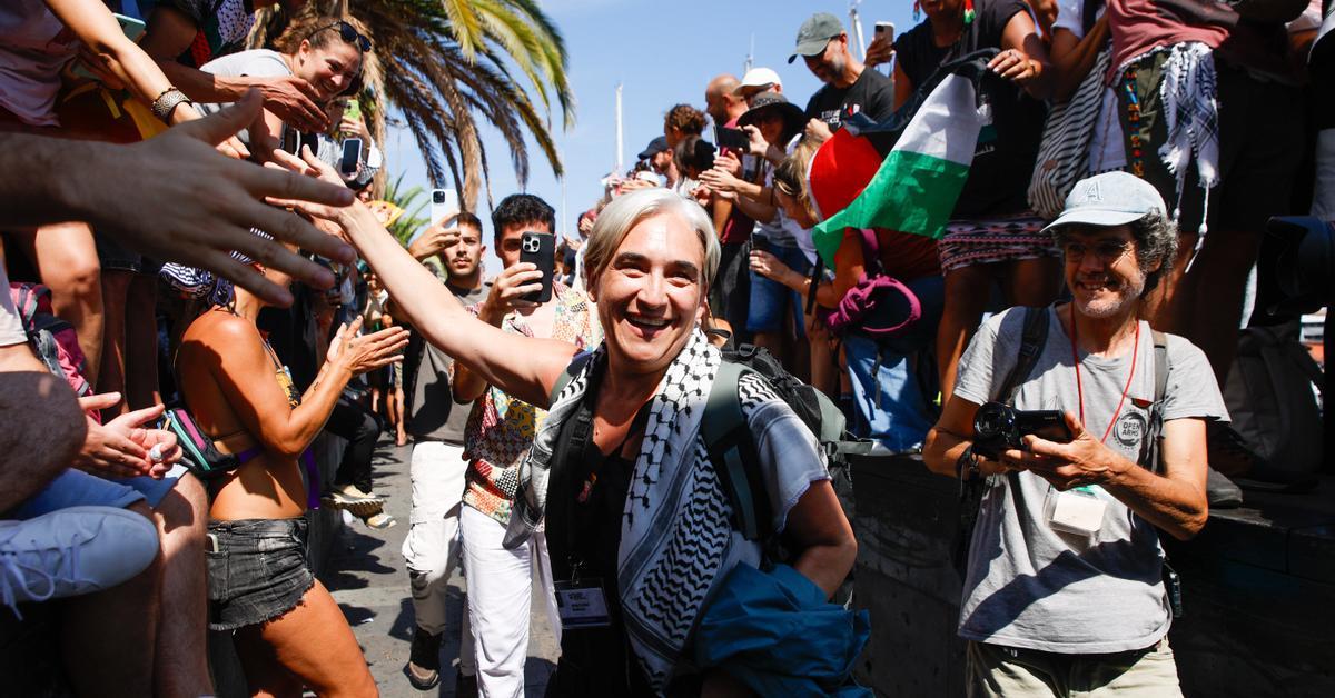 Ada Colau alerta desde la Flotilla Clobal Sumud de que "las próximas horas serán realmente críticas"
