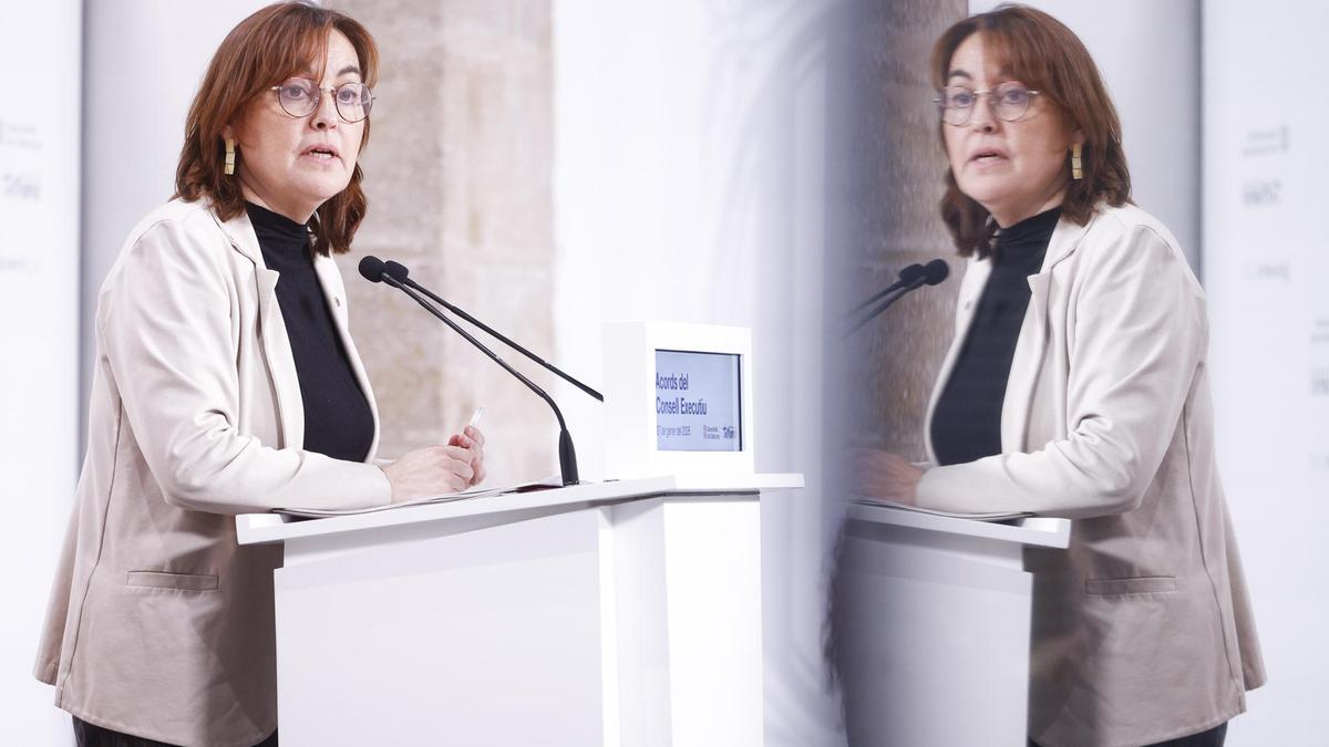 La consellera de Territori y portavoz del Govern, Sílvia Paneque.