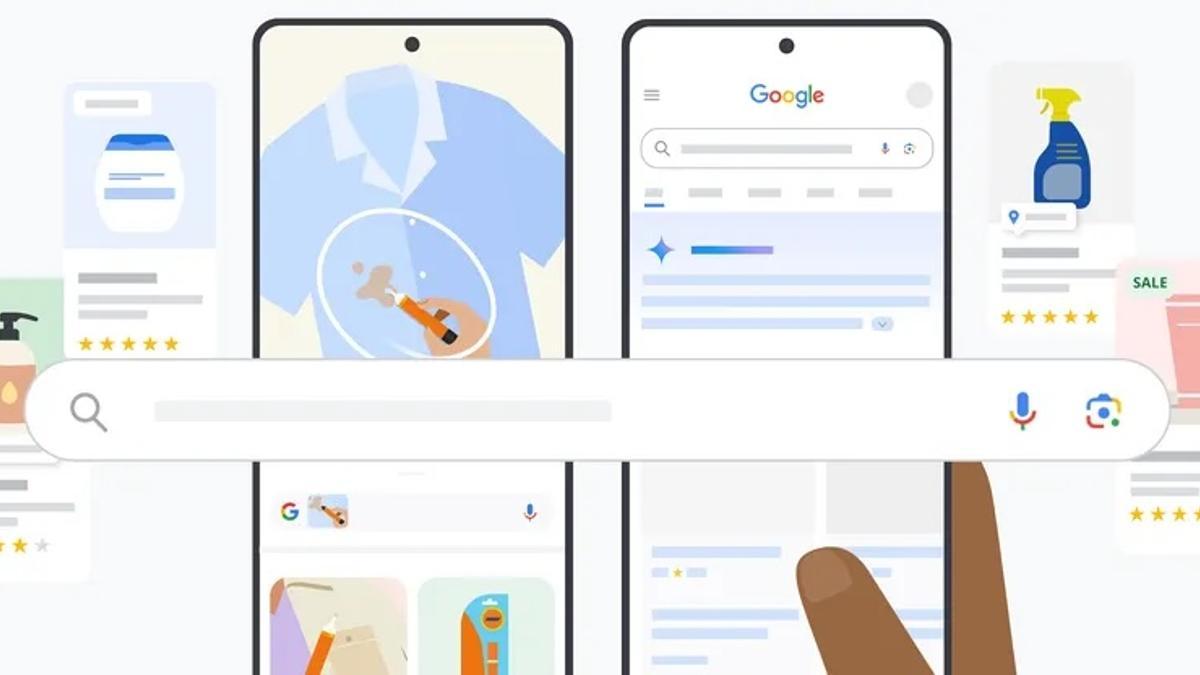 Ilustración del buscador de Google.