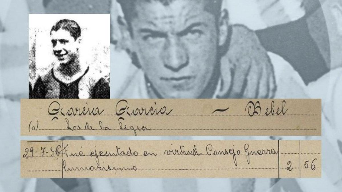 90 años sin Bebel García, el futbolista del Deportivo fusilado por “idealista”