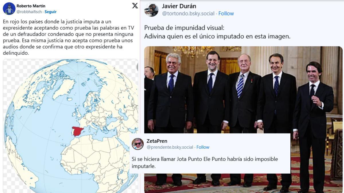 Las redes reaccionan a la imputación de Zapatero.