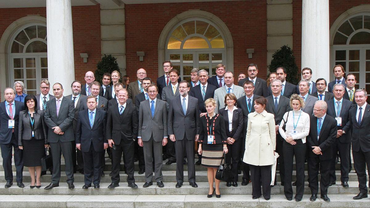 Rajoy traslada a dirigentes del PP europeo su preocupación por las próximas elecciones