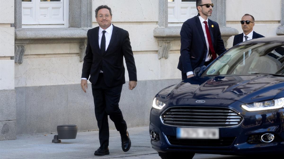 El fiscal general, Álvaro García Ortiz, a su llegada al Supremo, este martes.