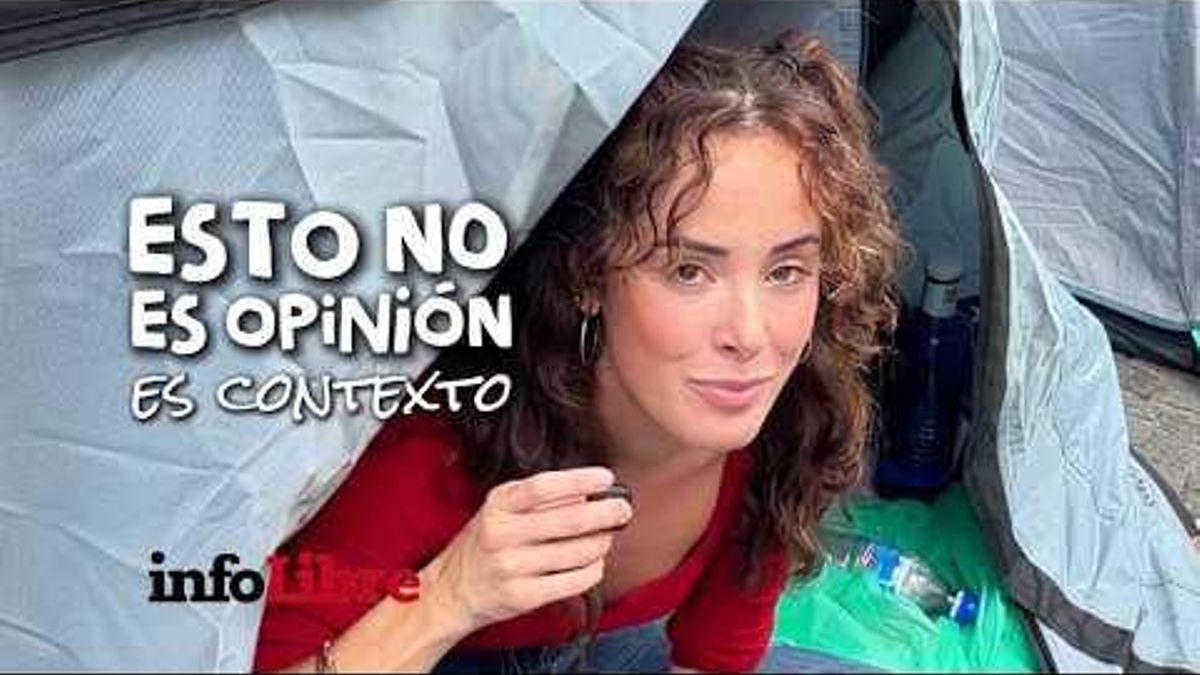 "Si las casas son su negocio, las calles serán nuestra respuesta", Elena Reinés desde la acampada de Sol