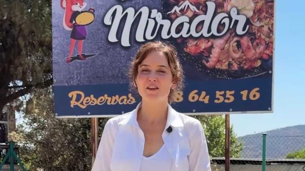 Isabel Díaz Ayuso en el vídeo promocional.