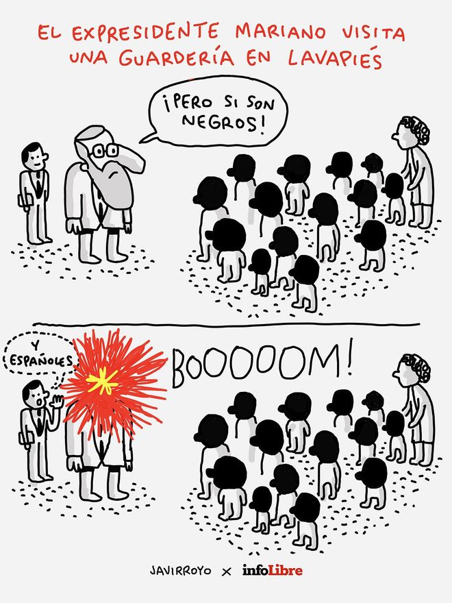 Mariano, humorista racista