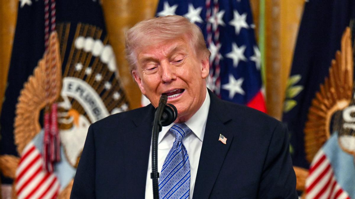 El presidente Donald Trump en la Casa Blanca, en Washington DC.