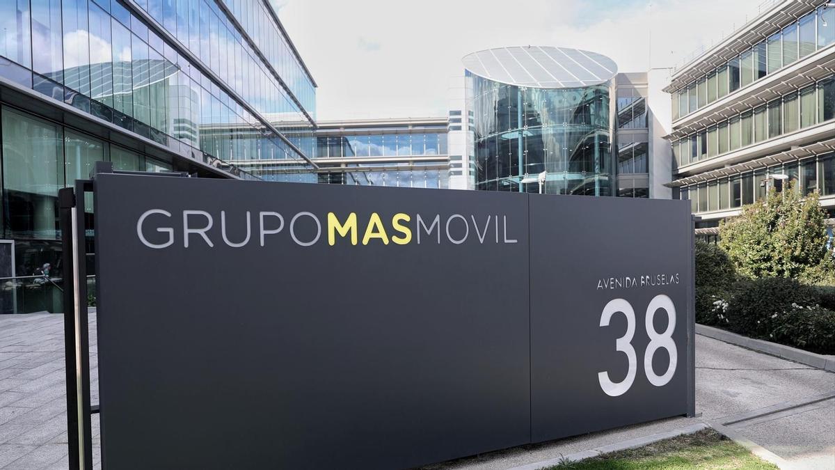 Fachada de la empresa Grupo Mas Movil ubicada en Madrid, (España), a 10 de septiembre de 2020.