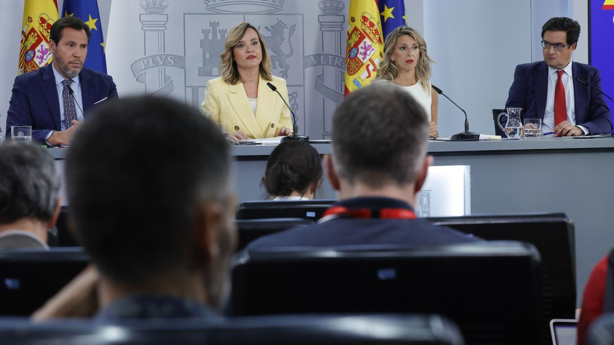 Rueda de prensa posterior al Consejo de Ministros